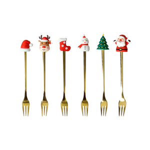 Noel set de 6 tenedores