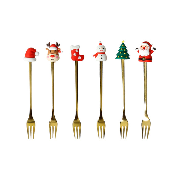 Noel set de 6 tenedores