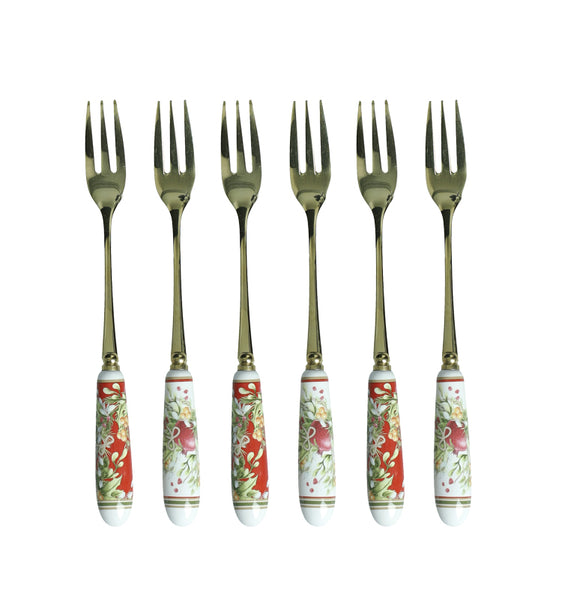 Carol set de 6 tenedores de pastel