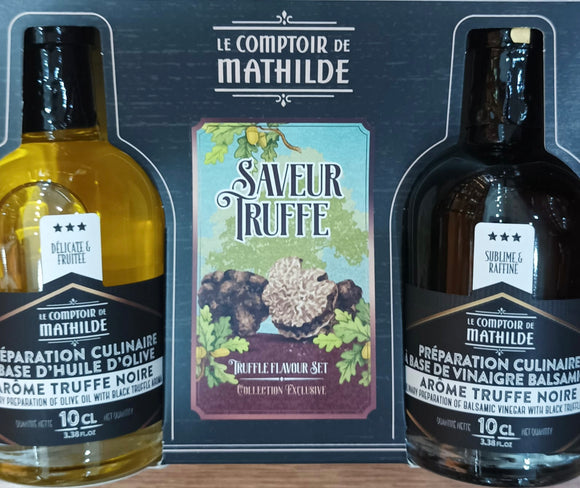 Set aceite y vinagre trufa