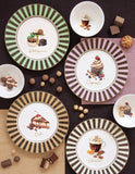 Dulces Momentos Set de 4 platos de postre