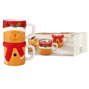 Set 2 mugs renos