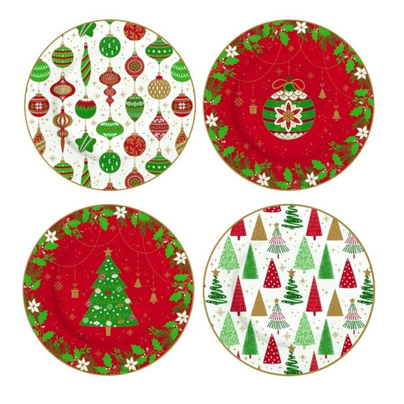 Set 4 platos postre Jing Jingle