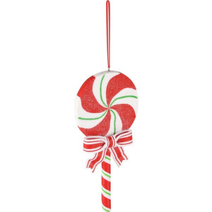 Adorno navideño piruleta
