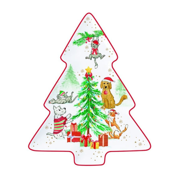 Fuente árbol christmas mascotas