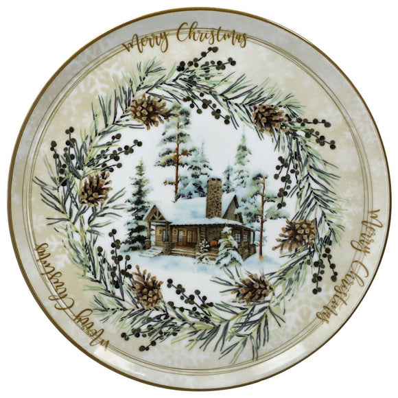 Navidad plato postre Home