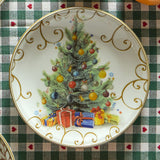 Navidad plato postre Tree