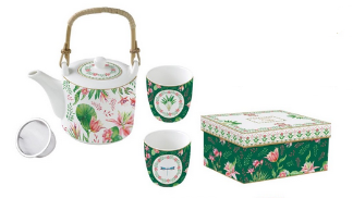 Set tetera+2 tazas Botanic