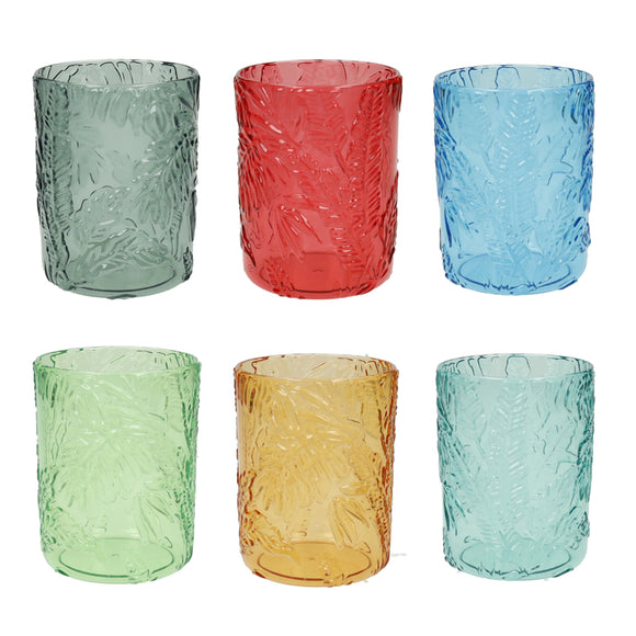 Set 6 vasos acrílicos TROPICAL