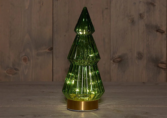 Arbol de Navidad de cristal con led
