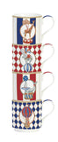 Circus set de 4 mugs