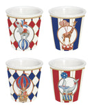 Circus set de 4 vasitos