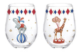 Circus Set se 2 vasos decorados