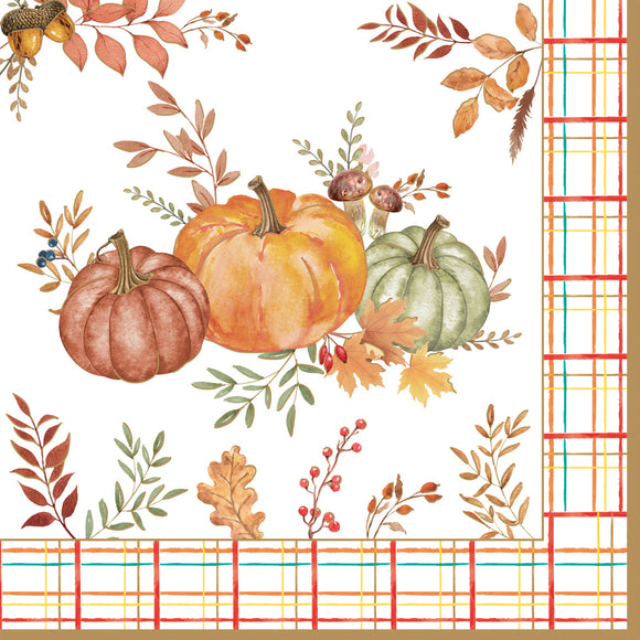 Cosecha de otoño servilletas de papel
