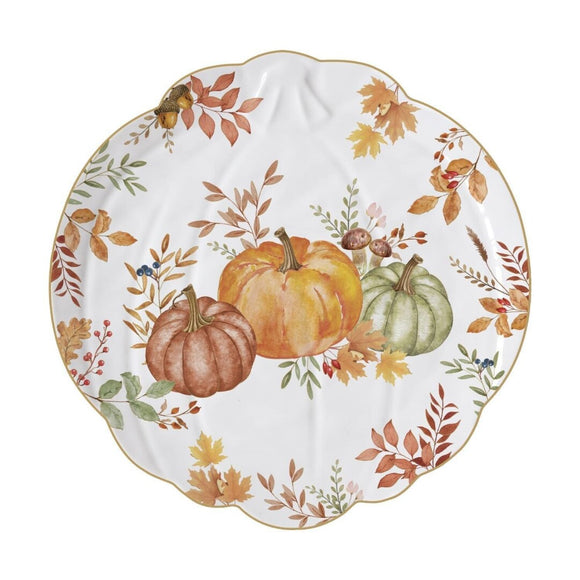 Cosecha de otoño Fuente Calabaza