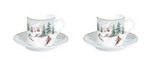 Chalet Set 2 tazas de café