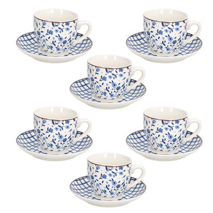 Cottage set de 6 tazas de té