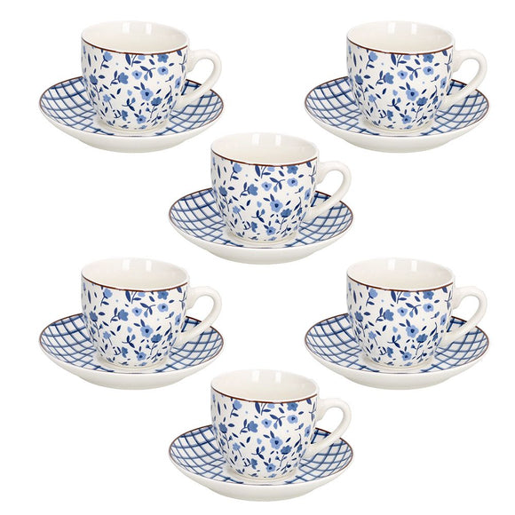 Cottage set de 6 tazas de té