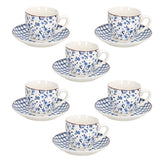 Cottage set de 6 tazas de té