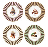 Dulces Momentos Set de 4 platos de postre