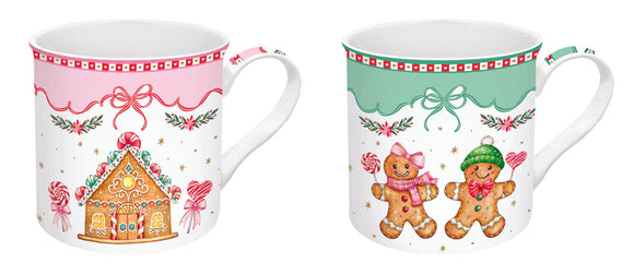 Dulce Navidad set de 2 mugs