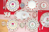Flowery set de 6 tazas de café