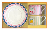 Fruits set de 2 tazas de té
