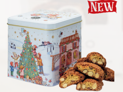 Lata de galletas con almendra