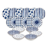 Moon Blue Vajilla 18 piezas