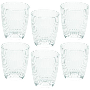 Set 6 vasos Seoul transparente