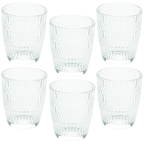 Set 6 vasos Seoul transparente