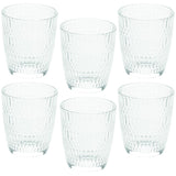 Set 6 vasos Seoul transparente