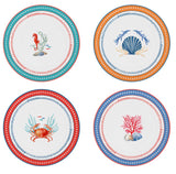 Sea breeze set 4 platos de postre/ aperitivo