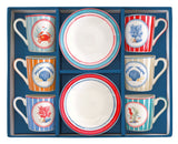 Sea breeze set 6 tazas de café