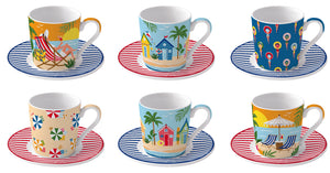 A la playa! Juego de café