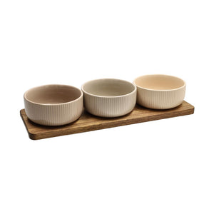 Plume set de aperitivos rectangular