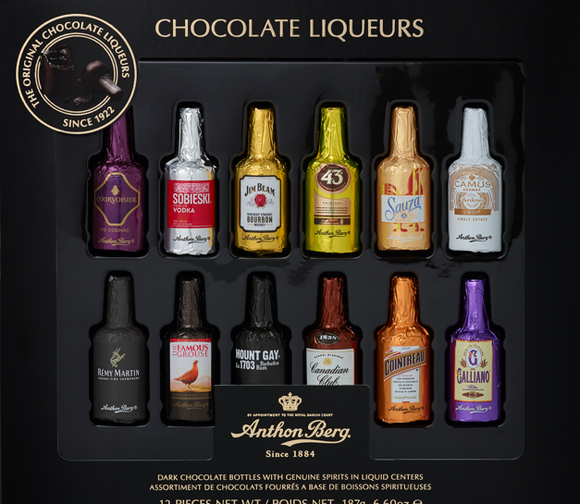 Set botellitas licor de chocolate