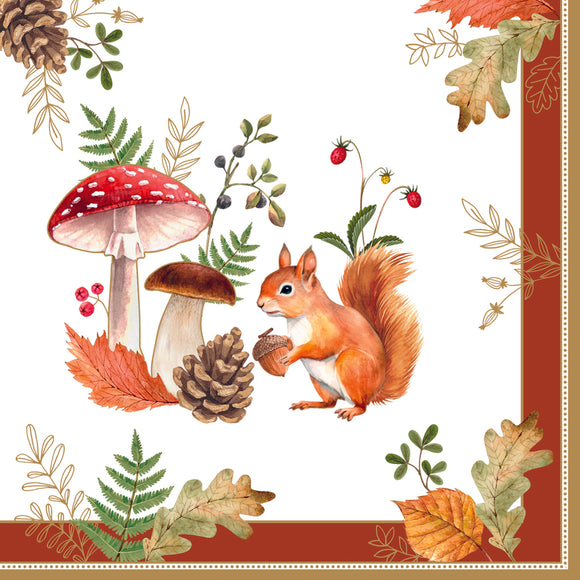 Brisa de otoño. servilletas de papel