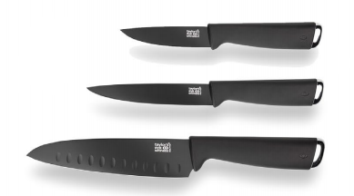 Set 3 cuchillos de cocina