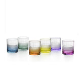 Set 6 vasos colores