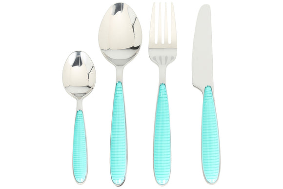 Set de 24 piezas Azul Glossy